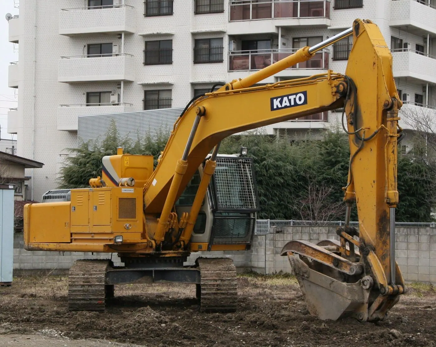 Kato machine at work (representative photograph)