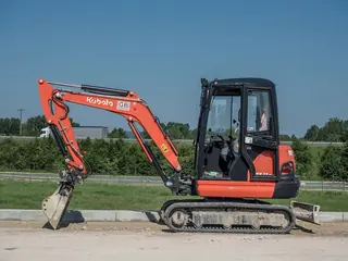Kubota excavator (representative photograph)