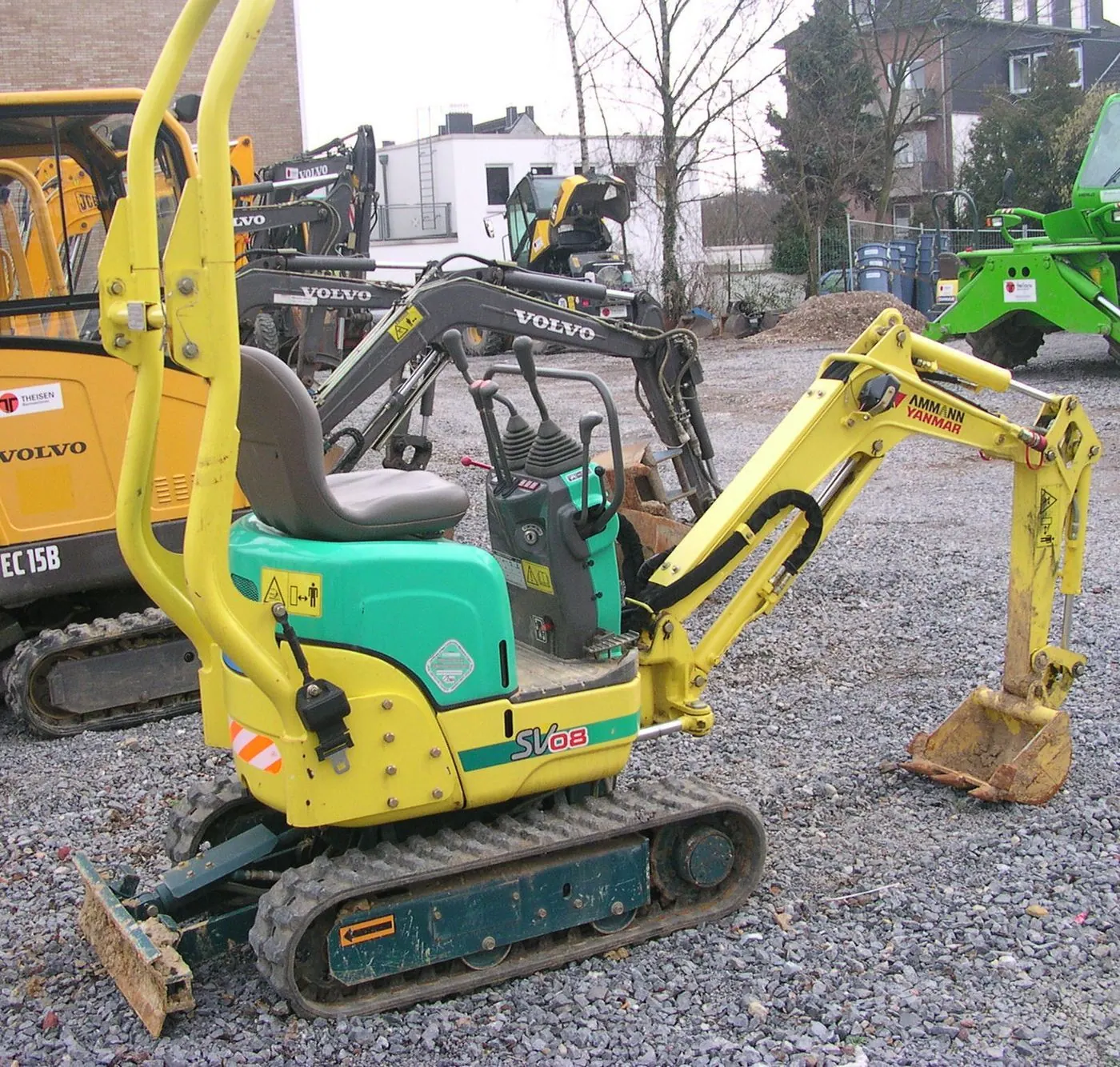 Yanmar machine at work (representative photograph)
