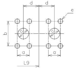 Pump port layout - delivery port